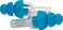 Vic Firth VICEARPLUG HighFidelity Hearing Protection Regular Size BLUE