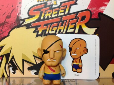 Sagat Street Fighter x KidRobot 3 MiniFigure Series