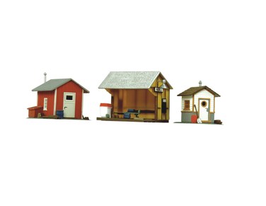 LifeLike Trains HO Scale Building Kits  Trackside Shanties