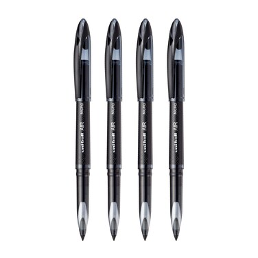 Uniball Air Micro Pen Set of 4  Black UBA 188 M