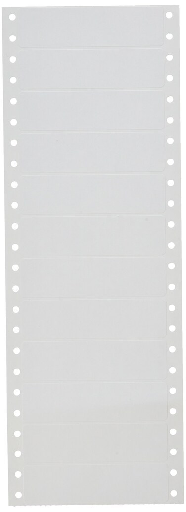 Compulabel Pinfeed Labels Fanfold Permanent Adhesive 3 12 x 1516 White 110654