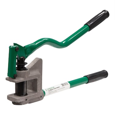 Greenlee 710 11132 Manual Metal Stud Punch Tool with Aluminum Head and Contoured Handle 11132 Diameter SelfStripping Stud Puncher