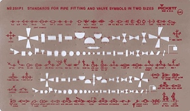 Pickett Schematic Piping Indicator Template 251PI