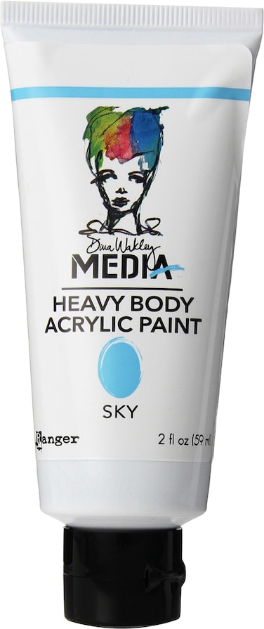 Ranger Dina Wakley Media Heavy Body Acrylic Paint 2oz Sky