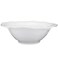 Q Squared Ruffle Round Serving Bowl 12Inch Diameter Melamine White