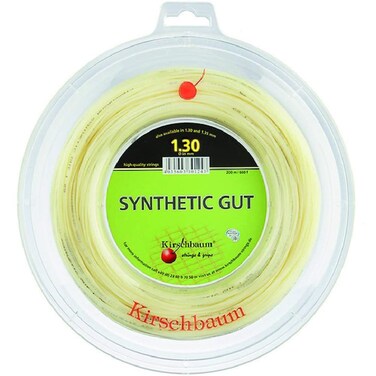 Kirschbaum Reel Synthetic Gut Tennis String Natural 130mm16Gauge