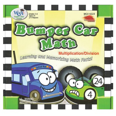 WIEBE CARLSON ASSOCIATES Bumper CAR Math Game Multiplication