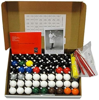 Molecular Models 19V512 178Piece Original Giant Size Organic and Inorganic Molecular Model Set 50 atom parts