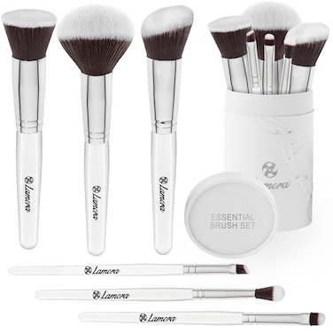 Foundation Blush Powder Brush Set  Eyeshadow Kabuki Brushes 6 Piece Essential Makeup Brush Kit  Top Choice Premium Quality Synthetic Bristles