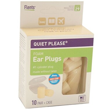 Flents Quiet Please Foam Ear Plugs F408150 10 Pairs  Pack of 4