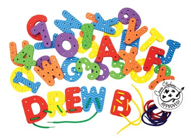 Chenille Kraft WonderFoam Lacing Letters and Numbers PAC4466 Colors May Vary Approx 234 40 Count