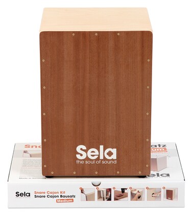 Sela SE 018 Snare Cajon Kit Medium with Instructions and Audio CD SE018