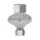 Eastman 12 Inch FIP x 38 Inch OD Compression Quarter Turn Straight Stop Valve Brass Plumbing Fitting Chrome 10755LF