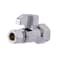 Eastman 12 Inch FIP x 38 Inch OD Compression Quarter Turn Straight Stop Valve Brass Plumbing Fitting Chrome 10755LF