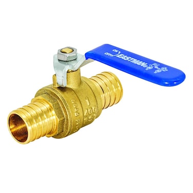 Eastman 1 Inch PEX Full Port Ball Valve Brass Plumbing Fitting 20095LF