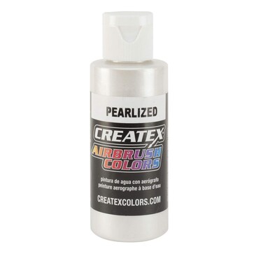 Darice Airbrush Pearlescent Paints Set of 2 Capacity 2 Oz Color White