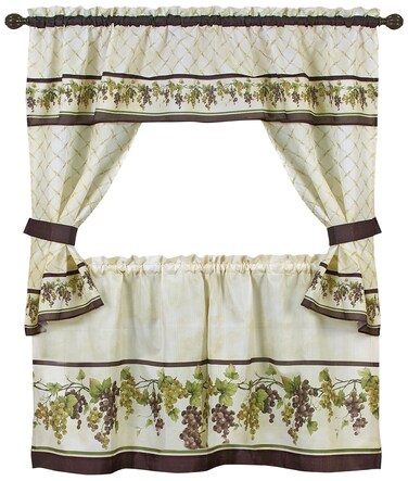 Achim Home Furnishings Tuscany  Printed Cottage Set  57x24