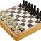 Shalinindia Rajasthan Stone Art Unique Chess Sets and Board Indian Handmade Unique Gifts Size 10X10 Inches