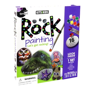 Spicebox Kits for Kids Rock Painting Toy Model 5522716