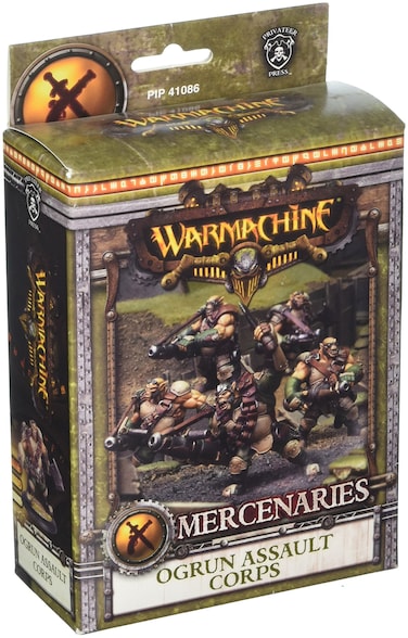 Privateer Press  Warmachine  Mercenary Ogrun Assault Corps Model Kit