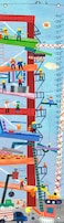Oopsy Daisy Construction by Jill McDonald Growth Charts 12 by 42Inch