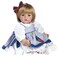 ADORA Realistic Baby Doll Pinafour Seasons Toddler Doll  20 inch Soft CuddleMe Vinyl Sandy Blonde Hair Blue Eyes