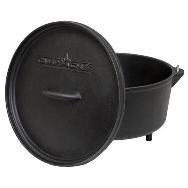 Camp Chef Classic Deep Dutch Oven  Cast Iron Dutch Oven Pot with Lid for Indoor  Outdoor Cooking  10 Dutch Oven  5 Quarts