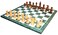 StonKraft Collectible Green Marble Chess Board Set  Wooden Pieces Pawns  Decorative Stone Chess  Home Dcor  20 Inches