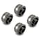 XSPC G14 to 12 ID 34 OD Compression Fitting V2 for Soft Tubing Black Chrome 4pack
