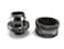 XSPC G14 to 12 ID 34 OD Compression Fitting V2 for Soft Tubing Black Chrome 4pack