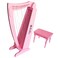Schoenhut 15 String Lyre Harp  27 Stringed Musical Instruments with Tuning Wrench  Lap Harp Instruments Learn to Play  Unique Instrument Lyre  Pink Harp Instruments for Adult Kids and Beginner