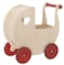 Moover Doll Pram Natural Wood  Fits Dolls up to 17 Tall