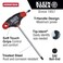 Klein Tools JTH610EB Ball End THandle Hex Key Set SAE Inch Sizes Allen Wrench Set with 6Inch Blades Stand Included 10Piece