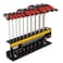 Klein Tools JTH610EB Ball End THandle Hex Key Set SAE Inch Sizes Allen Wrench Set with 6Inch Blades Stand Included 10Piece