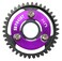 Hot Racing SRVO438 Steel Spur Gear 38T 10 ModPurple  TRA