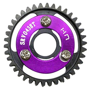 Hot Racing SRVO438 Steel Spur Gear 38T 10 ModPurple  TRA
