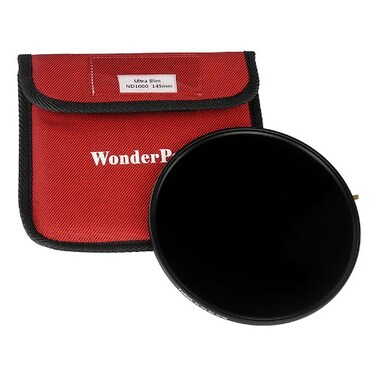 Fotodiox Pro 145mm UltraSlim Neutral Density 1000 ND1000 10Stop MultiCoated Filter for WonderPana Classic and FreeArc 145mm Filter Holders