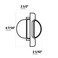 Ritchie SR2 Venture Bulkhead Mount Sail Boat Compass with Clinometer  Black