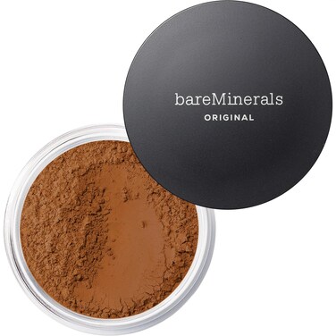 bareMinerals Original Loose Powder Foundation SPF 15 Lightweight Mineral Loose Powder Foundation Makeup Buildable Coverage Talc Free Vegan Medium Dark 23