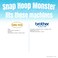 Snap Hoop Monster for Baby Lock and Brother 95 x 14 Magnetic Embroidery Hoop for Machine Embroidery