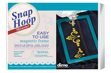 Snap Hoop Monster for Baby Lock and Brother 95 x 14 Magnetic Embroidery Hoop for Machine Embroidery