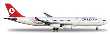 Daron Herpa Turkish A340300 RegTcJii Model Kit 1200 Scale