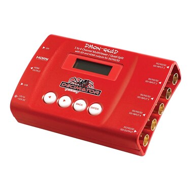 Decimator DMONQuad 4Channel 3GHDSDSDI Quad Split Multiviewer with HDMI Outputs