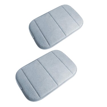 2 Pack Portable Computer Elbow Wrist Pad Hatisan Premium Memory Cotton Desktop Keyboard Arm Rest Support Mat for Office Home Laptops  More Comfort  Less Strain79 x 118 Inch Gray