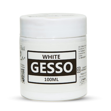 LITTLE BIRDIE ACRYLIC GESSO WHITE 100ML BOTTLE