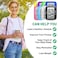 NESKLA 3D Pedometer for Walking Simple Step Counter with Large Digital Display Step Tracker with Removable Clip Lanyard Accurately Track Steps for Men Women Kids Adults Seniors
