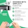 NESKLA 3D Pedometer for Walking Simple Step Counter with Large Digital Display Step Tracker with Removable Clip Lanyard Accurately Track Steps for Men Women Kids Adults Seniors