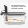 Anova Culinary ANTC01 Sous Vide Cooker Cooking container Holds Up to 16L of Water With Removable Lid and Rack