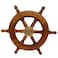 Medieval Replicas Brass Wheel Nautical Wooden Ship Wheel 12 inch 12 in