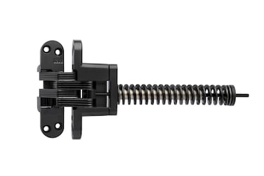 SOSS 218IC Zinc Invisible Closer for 175 Doors Black ECoat Exterior Finish 10 x 15 inches 218ICUS19